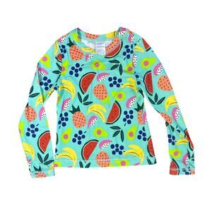 Hanna Andersson Fruit Print Rash Guard Size 6-7